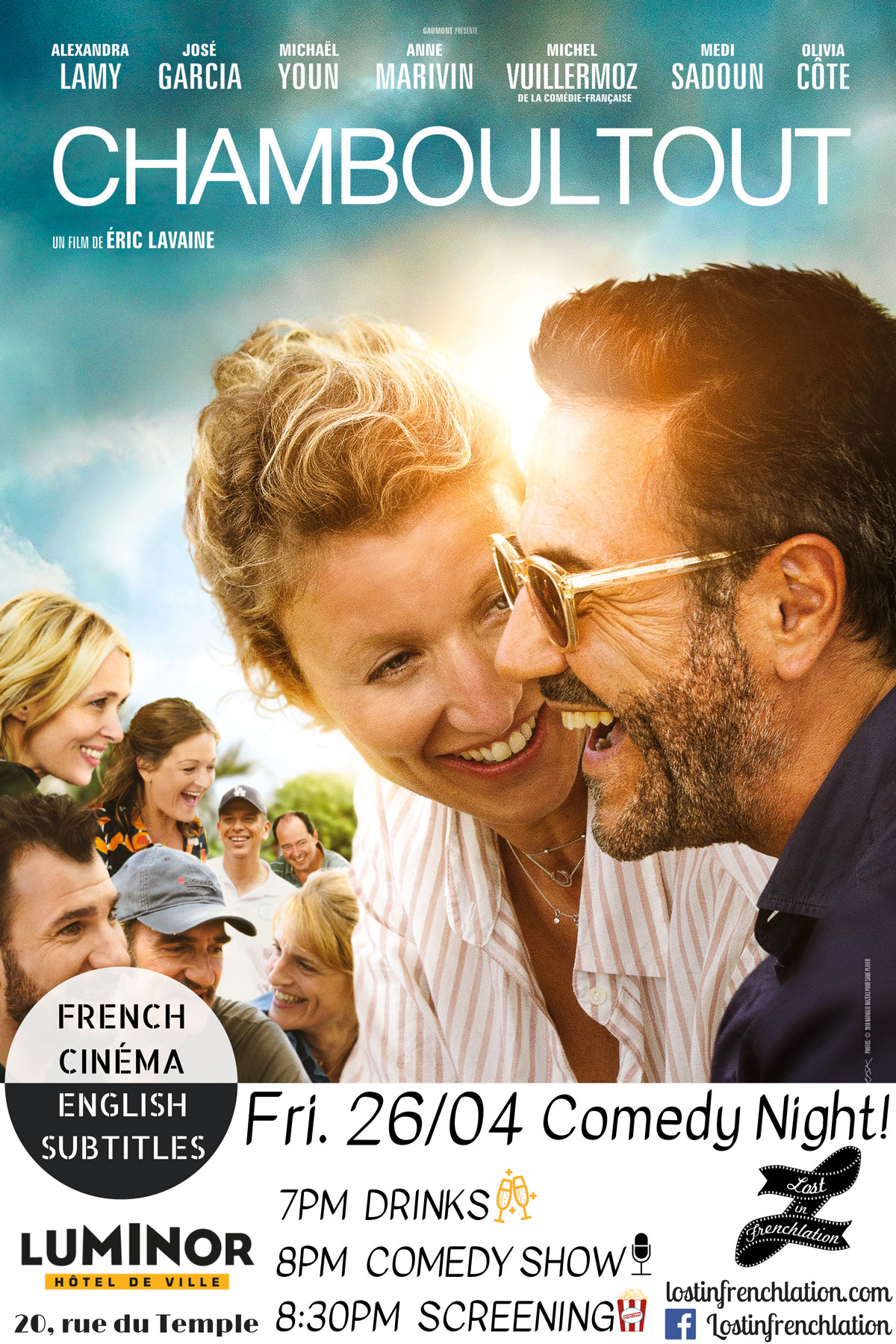 Comedy Night – Chamboultout - Lost in Frenchlation - French Films ...
